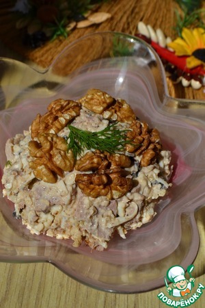 Салат из индейки "Королевский" Салат из индейки "Королевский"