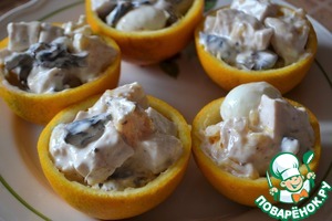 Салат из индейки с черносливом