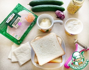 Сэндвичи с ветчиной и сыром