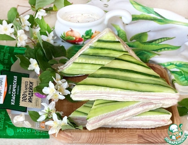 Сэндвичи с ветчиной и сыром