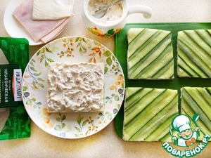 Сэндвичи с ветчиной и сыром