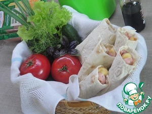 Сосиски, фаршированные сыром