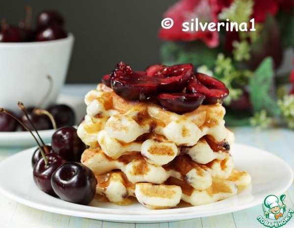 Творожные вафли