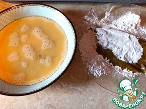 Виноградные листья, фаршированные ветчиной и сыром