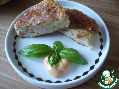 Закуска из картофельного пюре с сосисками Закуска из картофельного пюре с сосисками