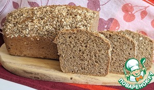 Хлеб из цельнозерновой муки "5 минут" Хлеб из цельнозерновой муки "5 минут"