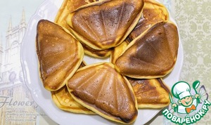 Сырники в сендвичнице Сырники в сендвичнице