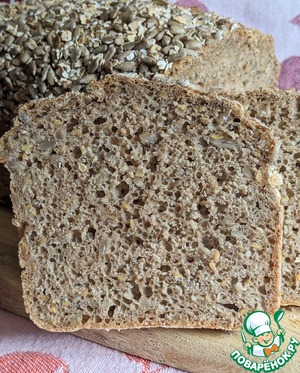 Хлеб из цельнозерновой муки "5 минут" Хлеб из цельнозерновой муки "5 минут"