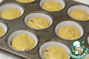 Тыквенные маффины с черникой