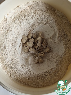 Хлеб из цельнозерновой муки "5 минут" Хлеб из цельнозерновой муки "5 минут"