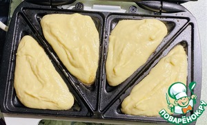 Сырники в сендвичнице Сырники в сендвичнице