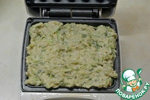 Вафли из кабачков Вафли из кабачков