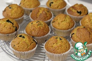 Тыквенные маффины с черникой