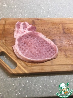 Мешочки из свинины с начинкой