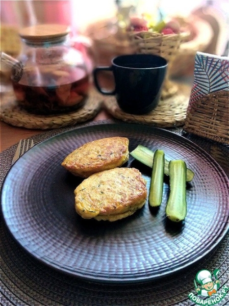 Овощные котлеты с кабачком