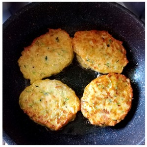 Овощные котлеты с кабачком