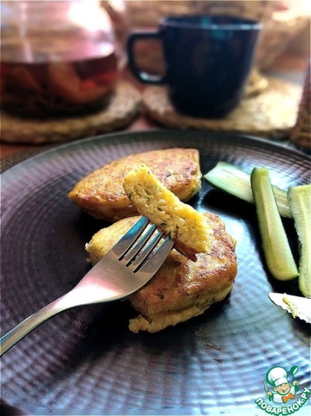 Овощные котлеты с кабачком
