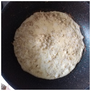 Овсяноблин с тушёной ранней молодой капустой Овсяноблин с тушёной ранней молодой капустой