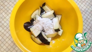 Салат с жареными баклажанами Салат с жареными баклажанами