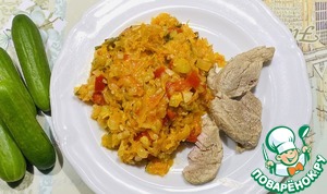 Тушеная пекинская капуста с овощами Тушеная пекинская капуста с овощами