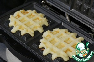 Вафли на кефире