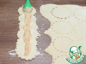 Булочки розочки c творожным кремом