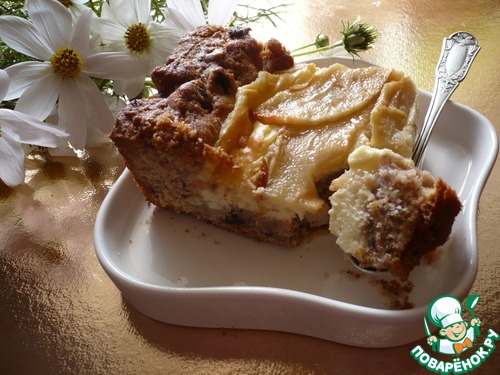 Пирог с сырным кремом и грушей Пирог с сырным кремом и грушей