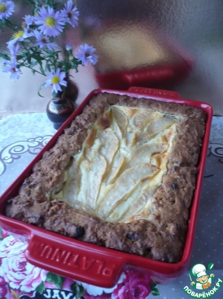 Пирог с сырным кремом и грушей Пирог с сырным кремом и грушей