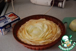 Яблочный пирог "Осенний цветок" Яблочный пирог "Осенний цветок"