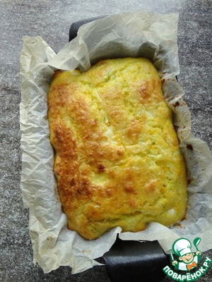 Тыквенно-кабачковый пирог с плавленым сыром Тыквенно-кабачковый пирог с плавленым сыром