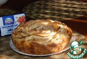 Яблочный пирог "Осенний цветок" Яблочный пирог "Осенний цветок"