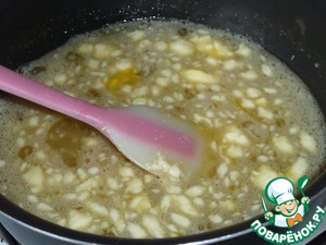 Медовый рулет с малиной