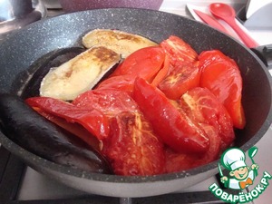 Баклажаны с овощами