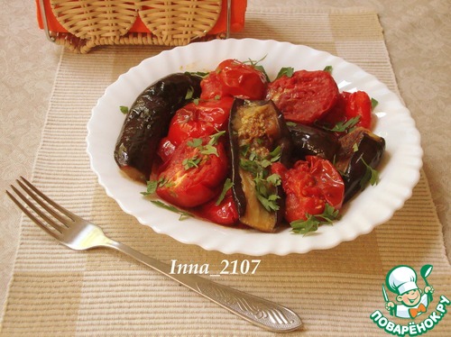 Баклажаны с овощами