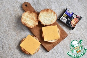 Чизбургер с маринованной котлетой