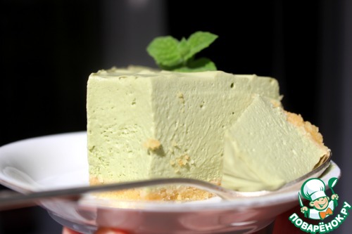 Чизкейк без выпечки "Зеленый чай" Чизкейк без выпечки "Зеленый чай"
