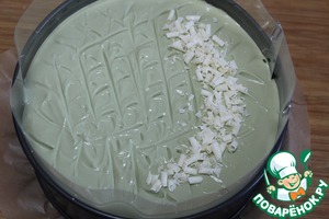 Чизкейк без выпечки "Зеленый чай" Чизкейк без выпечки "Зеленый чай"