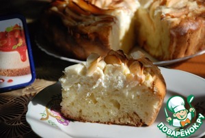 Яблочный пирог "Осенний цветок" Яблочный пирог "Осенний цветок"