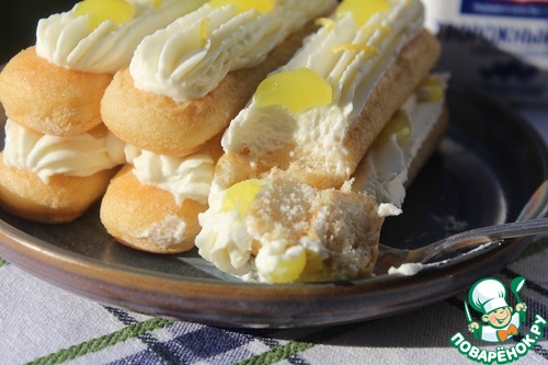 Десерт в стиле тирамису "Лимонный" Десерт в стиле тирамису "Лимонный"