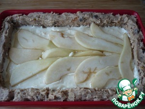 Пирог с сырным кремом и грушей Пирог с сырным кремом и грушей
