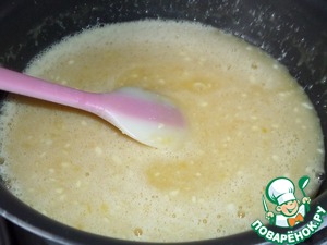 Медовый рулет с малиной