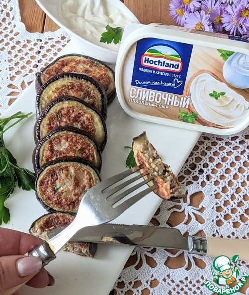 Фаршированные баклажановые кольца Фаршированные баклажановые кольца