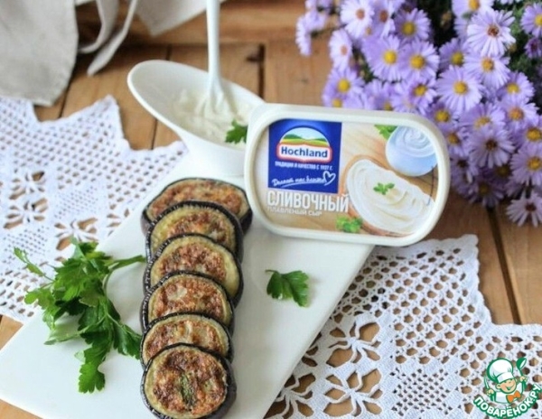 Фаршированные баклажановые кольца Фаршированные баклажановые кольца