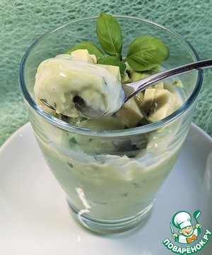 Филиппинский десерт из авокадо Филиппинский десерт из авокадо