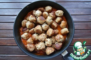 Фрикадельки с начинкой из плавленного сыра Фрикадельки с начинкой из плавленного сыра