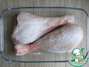 Голени индейки в сливочно-сырном соусе Голени индейки в сливочно-сырном соусе