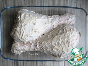 Голени индейки в сливочно-сырном соусе Голени индейки в сливочно-сырном соусе