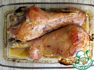 Голени индейки в сливочно-сырном соусе Голени индейки в сливочно-сырном соусе