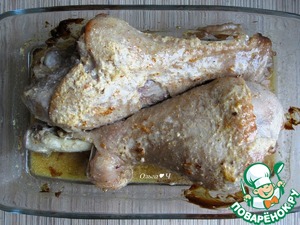 Голени индейки в сливочно-сырном соусе Голени индейки в сливочно-сырном соусе