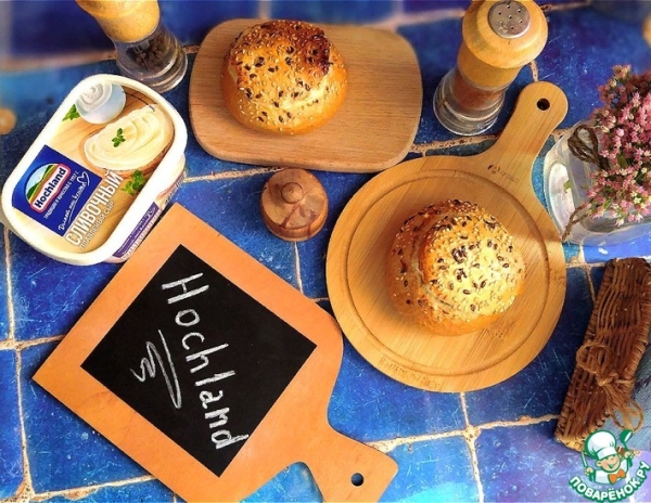 Хлебные горшочки с мясом и сыром Хлебные горшочки с мясом и сыром